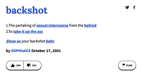 Urban Dictionary: backshot